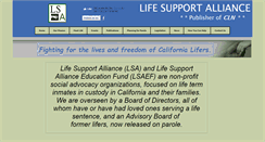 Desktop Screenshot of lifesupportalliance.org